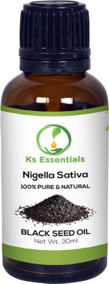 

Ks Essentials 100% Pure Black Seed Oil (Nigella Sativa) Carrier Oil (30ml)(30 ml)
