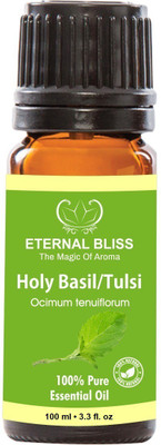 

Eternal Bliss Holy Basil/ Tulsi Essential Oil, 100% Pure, & Undiluted (100ML)(100 ml)