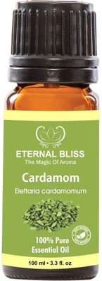 

Eternal Bliss Cardamom Essential Oil, 100% Pure, & Undiluted (100ML)(100 ml)