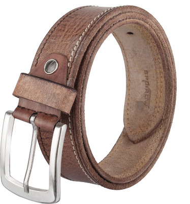

Spairow Men Casual Brown Genuine Leather Belt