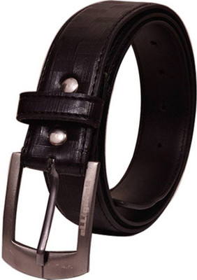 

Cyclone Men Formal Black Artificial Leather Belt