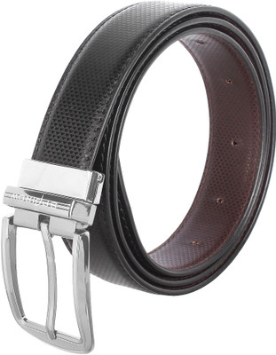 

Spairow Men Formal Black Artificial Leather Reversible Belt