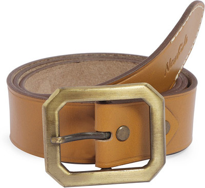 

Newhide Men Casual Brown Genuine Leather Belt