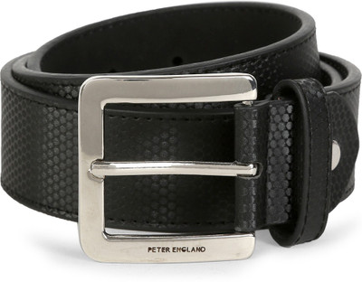 

Peter England Men Black Genuine Leather Belt, Peter England Men Formal Black Genuine Leather Belt