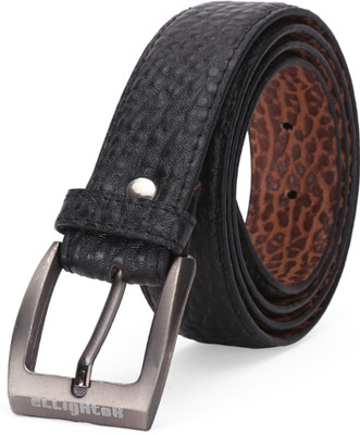 

Elligator Men Casual Black Artificial Leather Belt
