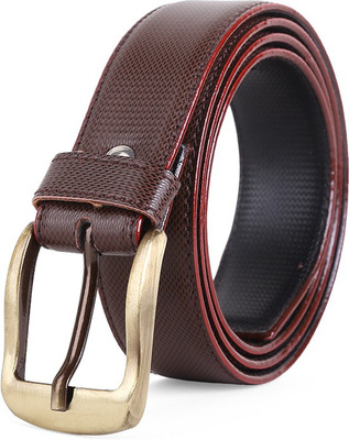 Elligator Men Casual Brown Artificial Leather Belt