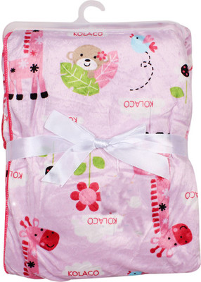 

VBaby Printed  Mink Blanket(Microfiber, Pink