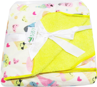 

VBaby Printed  Mink Blanket(Microfiber, Yellow