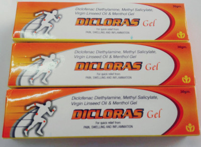 

Sr Biotech DICLORAS GEL (PAIN KILLER GEL ) 30GM PACK OF 3 Cream(15 g)