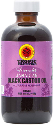 

Tropic Isle Living Jamaican Black Castor Oil with Lavender-4oz Plastic PET Bottle(0.25 g)