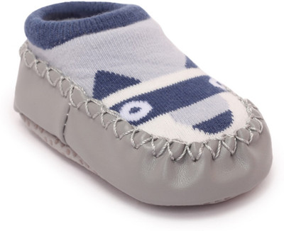 

Instabuyz Booties(Toe to Heel Length - 13 cm Grey)