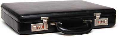 

JASHMIN Genuine Leather Briefcase Medium Briefcase - For Men(Black)