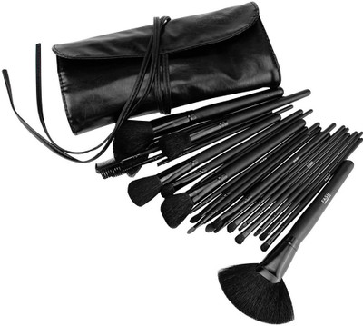 

FASH Limited Black Friday Sale! Professional Makeup Brush Set 24 Pcs with Black Faux Leather Rollup Case(Pack of 24)