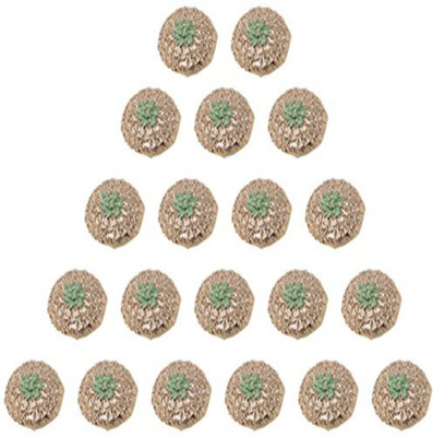 

Fabric and Lace Thread and Zari Floral Pattrn Embroidery Designer fabric & Metal Round Buttons_BT016c Metal Buttons(Pack of 50)