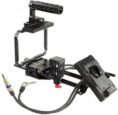 

CAMTREE HUNT Slim Cage Kit for Black magic Cinema Camera Top Handle Tripod Mounting Plate (CH-SC-ABBP) Camera Rig