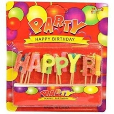 

Gifting Square Kids Happy Birthday Letter Candle/Cake Candle/Theme Party Candle/Birthday Party Decoration (Pack of 1) Candle(Multicolor, Pack of 1)
