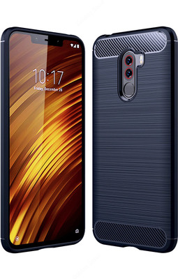 Golden Sand Back Cover for POCO F1(Blue, Shock Proof)