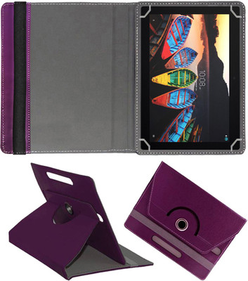 Fastway Flip Cover for Lenovo Tab 3 10 Plus(Purple, Cases with Holder, Pack of: 1)