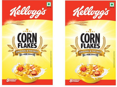 

Kellogg's Corn Flakes Original & The Best (Pack of 2)(950 g, Box, Pack of 2)