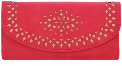 

Fantosy Women Casual Pink Artificial Leather Wallet(4 Card Slots)