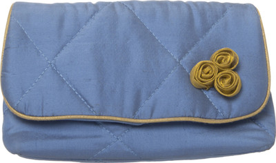 

Varasiddhisilks Casual Blue Clutch