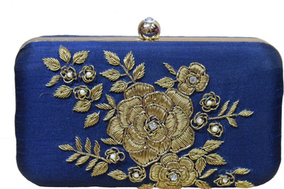 

5elementz Party Blue Clutch