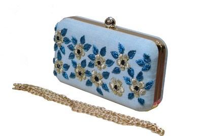 

5elementz Party Blue Clutch