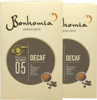 

Bonhomia Decaf 20 Coffee Capsules Roast & Ground Coffee 100 g(Pack of 2)