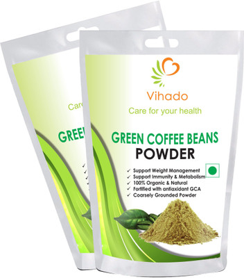 

Vihado Organic Green Coffee Beans Powder For Weight Management Instant Coffee (pack of 2) Instant Coffee 500 g(Pack of 2)