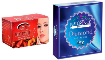 

Pink Root MIX FRUIT BLEACH 250G WITH NATURENCE DIAMOND KIT 15G(Set of 2)