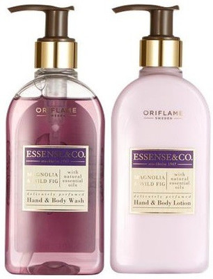 

Oriflame Sweden ESSENSE&CO. Magnolia & Wild Fig Hand & Body Lotion + Hand & Body Wash set(Set of 2)