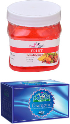 

Pink Root FRUIT GEL 500ML WITH NATURENCE DIAMOND BLEACH 200G(Set of 2)