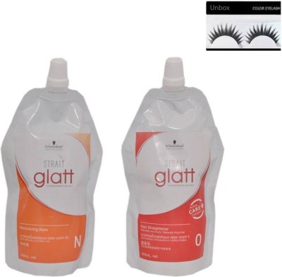 

unbox Combo set of Schwarzkopf Buy India Glatt Hair Straightener & Eyelashes(Set of 3)