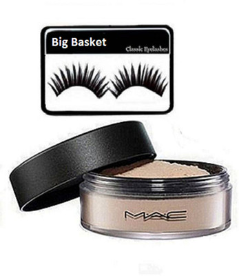 

big Basket Eyelashes, Mac Loose Powder(Set of 2)