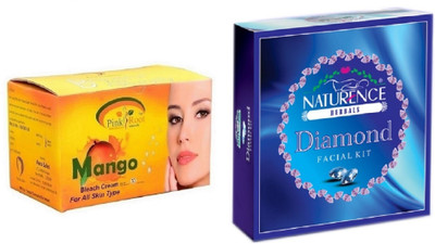 

Pink Root MANGO BLEACH 250G WITH NATURENCE DIAMOND KIT 15G(Set of 2)