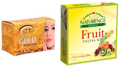 

Pink Root GOLD BLEACH 250G WITH NATURENCE FRUIT KIT 15G(Set of 2)