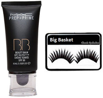 

big basket Eyelashes, Mac Prep+Prime BB Foundation(Set of 2)