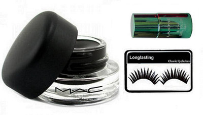 

Longlasting Eyelashes,Gel Eyeliner, Mirror Nail Polish(Set of 3)