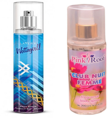 

Pink Root CLUB NUIT FEMME MIST WITH LAYER'R WOTTAGIRL! DEEP SPACE(Set of 2)