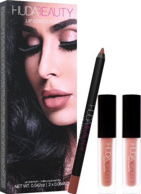 

Huda Beauty lip contor set trendsetter & bombshell(peach, 4 ml)