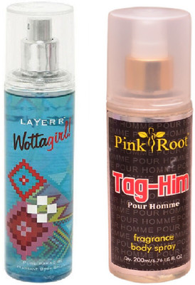 

Pink Root TAG-HIM MIST WITH LAYER'R WOTTAGIRL! PURE PARADISE(Set of 2)