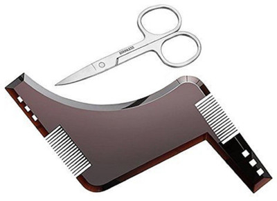 

Prime Beard Comb And Scissor For Men And Boys Home And Saloon Use(Set of 2)