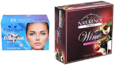 

Pink Root DIAMOND BLEACH 250G WITH NATURENCE WINE KIT 15G(Set of 2)