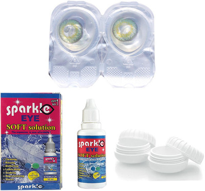 

Sparkle Eye Glossy Green Monthly Contact Lens(0, Glossy Green, Pack of 1)
