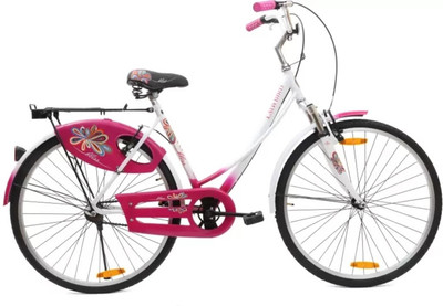 

BSA Lady Bird Shine Plus 26 S/S Purple 26 T Girls Cycle/Womens Cycle(Single Speed, Pink)