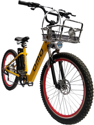 

omo Model E.0 26 T Hybrid Cycle/City Bike(Single Speed, Yellow), Sunshine yellow