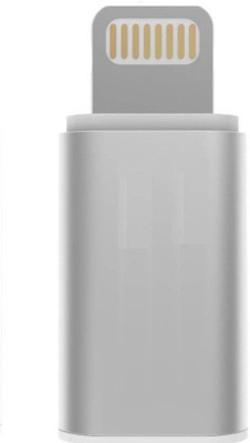 

BB4 Micro USB To Lightning 8 Pin CONVERTER Data Sync & Charge Cable USB Adapter(Silver)