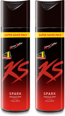 

KamaSutra Super Saver Pack of Spark Deodorant Spray - For Men & Women(520 ml, Pack of 2)