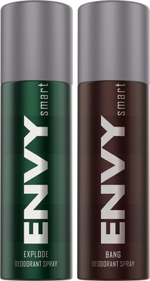

Envy Smart Explode & Bang Deo Combo Deodorant Spray - For Men(270 ml, Pack of 2)