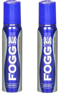 Fogg ENERGY Perfume Body Spray - For Men & Women(240 ml, Pack of 2)